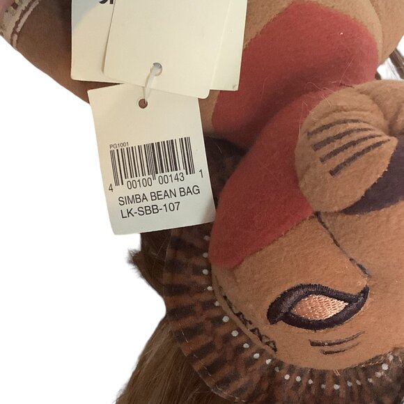Disney The Lion King Simba Bean Bag Plush Toy 12” Julie Taymor Broadway Musical - Picture 5 of 7
